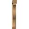 Ekena Millwork Funston Traditional Rough Sawn Bracket w/ Offset Brace, Western Red Cedar, 6"W x 30"D x 42"H BKT0604X30X42FST01RWR - alternate 3